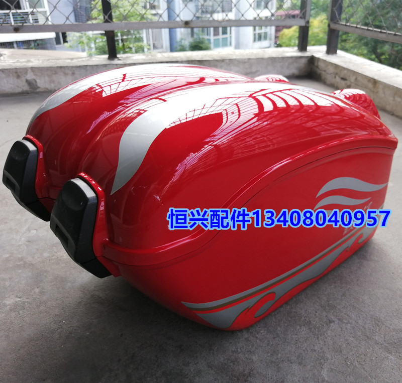 Suitable for Qianjiang Storm Prince motorcycle accessories QJ150-18F 18R left and right storage side box hanging box side box