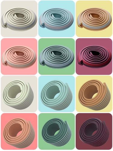 Двухцветная детская поролоновая защитная лента для домашнего использования для детского сада