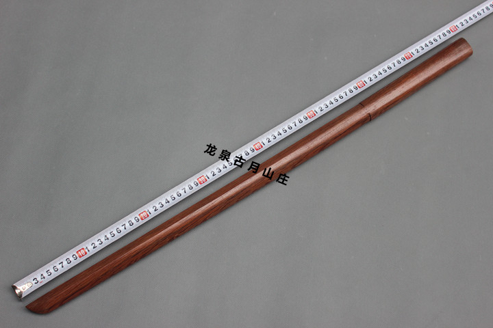 Iron wood 80 cm aggravated primary color wood knife Longquan city Curtain sword Road children adults practice wood knives unopened blades-Taobao