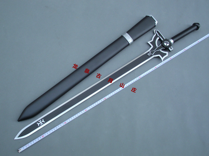 Knife Sword God Domain Elucidation of Tongmen Black Sword Action Comic Equipment Arms Sword Body Integration Long Sword Special Price Unopened Blade-Taobao