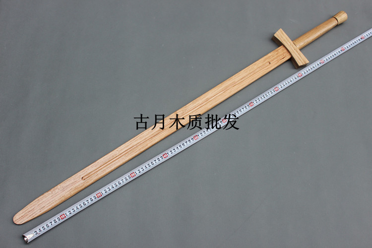 Western Sword European Sword Two-handed Sword Morning Exercise Sword Longquan Mayor Sword Wooden Sword Not Open Blade