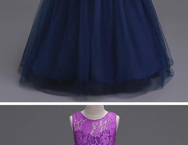 Cô gái ăn mặc váy dài váy catwalk piano trang phục mùa hè phồng váy trẻ em lớn trẻ em công chúa váy bộ đồ bé trai cao cấp