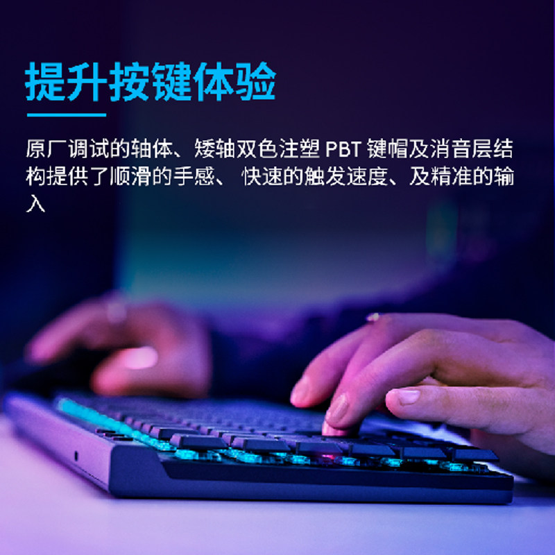 Logitech g G515 Tkl Wired Keyboard Low Profile Gaming Mechanical Keyboard Three-Mode Computer E-Sports Peripheral for Pubg