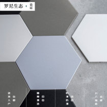 Hexagonal tiles Kitchen wall tiles Balcony tiles Bathroom anti-slip tiles Living room dining room background wall Hexagonal tiles