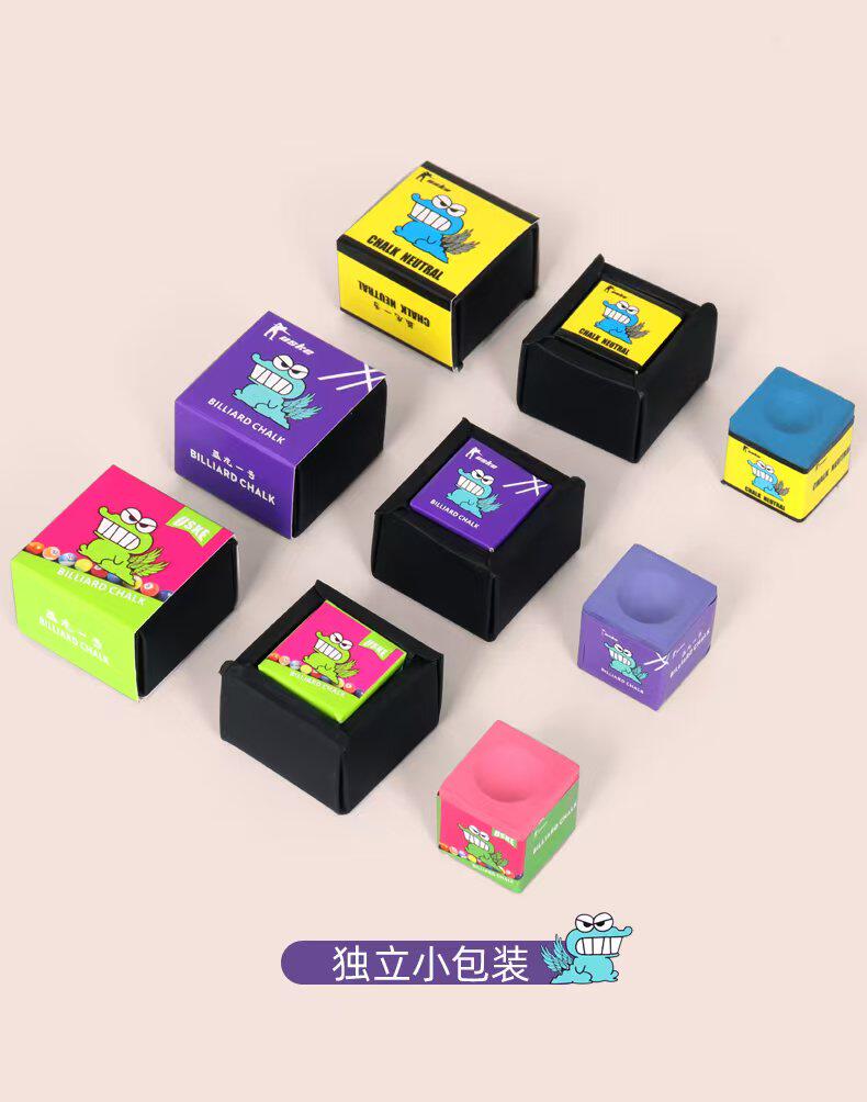 Мел для кия 官方正品蓝龙一号巧克粉易上粉细腻粉质独立包装 No brand