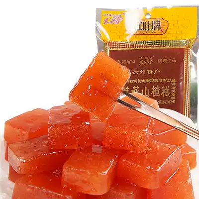 Hongye brand Hawthorn cake 300g bag big Hawthorn block Hawthorn paste sweet and sour jam catering snacks