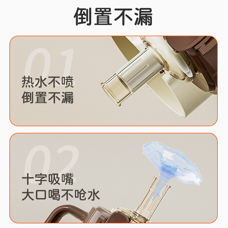 Direct Drinking Bottle for Ages 3 and Up, Direct Drinking Cup for Ages 1-2-4 and Up, for Drinking Milk and Water, Straw Bottle for Older Babies