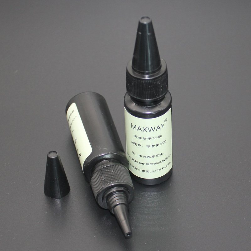 Odorless non-choking nose UV glue hair hook binding glue ultraviolet glue UV glue curing glue binding hook glue