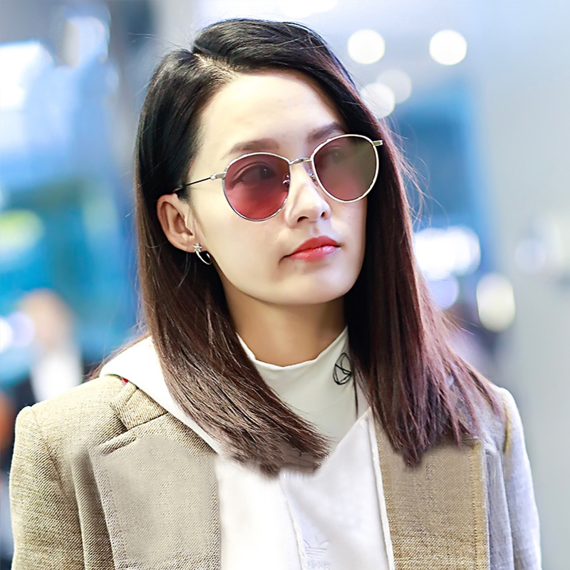 Celebrity fashion retro sunglasses female driver driving anti-high beam special night vision polarized sunglasses male tide