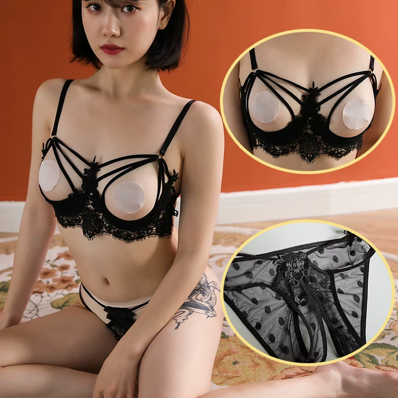 Sexy bra, underwear, lace thin set