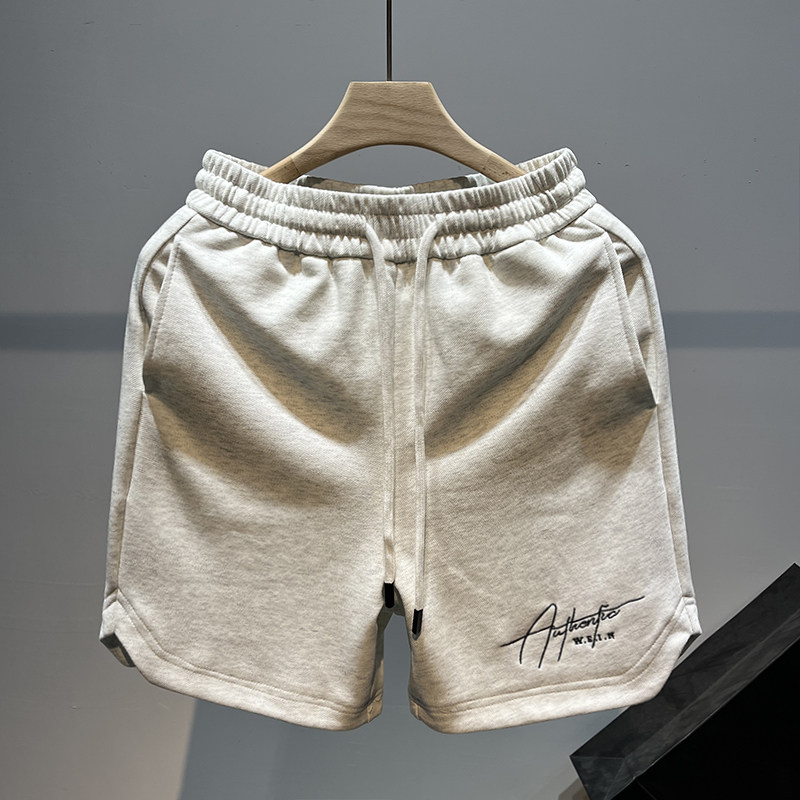 Американские тяжелые шорты мужские 2025 новый летний спортивный бренд tide для бега, баскетбола, фитнеса, свободные повседневные брюки с пятью точками