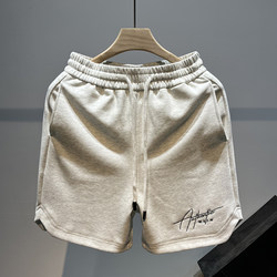 American-Style Heavyweight Shorts for Men 2025 New Summer Sports Trendy Brand Running Basketball Fitness Loose Casual Five-Point Shorts