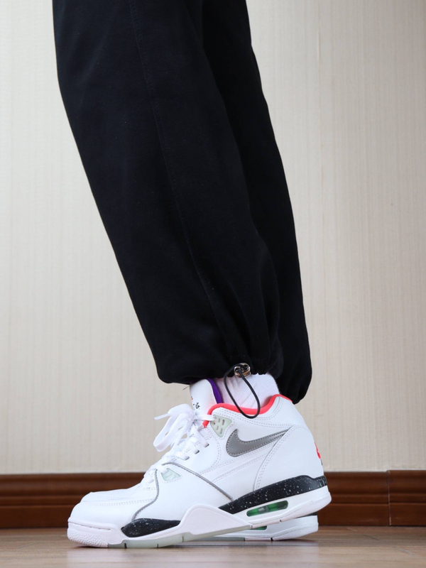 Nike Air Flight 89 Luminous Mid-Top Retro Basketball Shoes Men's White Laser Cw2616-101