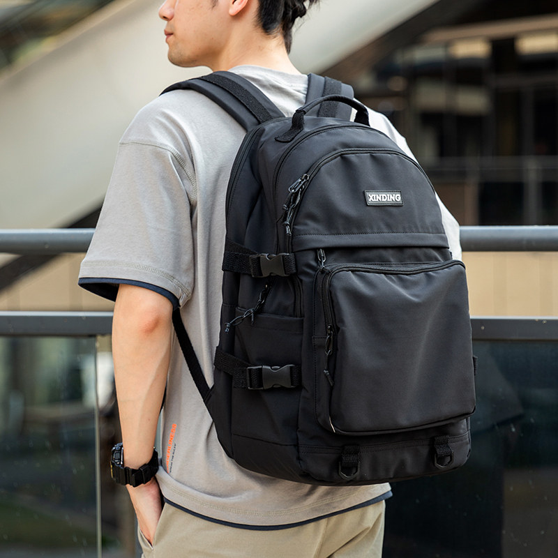 100 lap double shoulder bag male middle school student bag large capacity multifunction high school student leisure light travel bag guys-Taobao