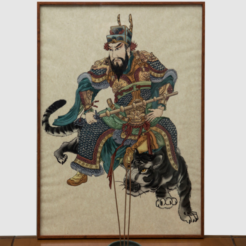 Zhengcai god Zhao Gong Ming portrait of Zhengyi Zhao Xuantan Zhao A.D. Zhao was like Yang Liuqing's New Spring Festival Lunar New Year Painter and Painter