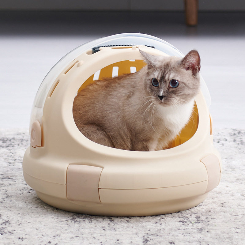 Pet Cat Cohorts Semi-Hermetic Cat Bed Hand Space Cabin Winter Warm Thickening Long Wool Cat Cowl Cat Cage
