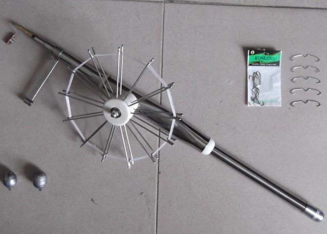 Stainless steel rod armor gun 4 knots full length 1 5 1 68 m metal rod anchor fish pole manufacturer direct sales