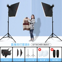 Пакет с двойным светом 200 Вт (40x90 мягкая световая коробка)