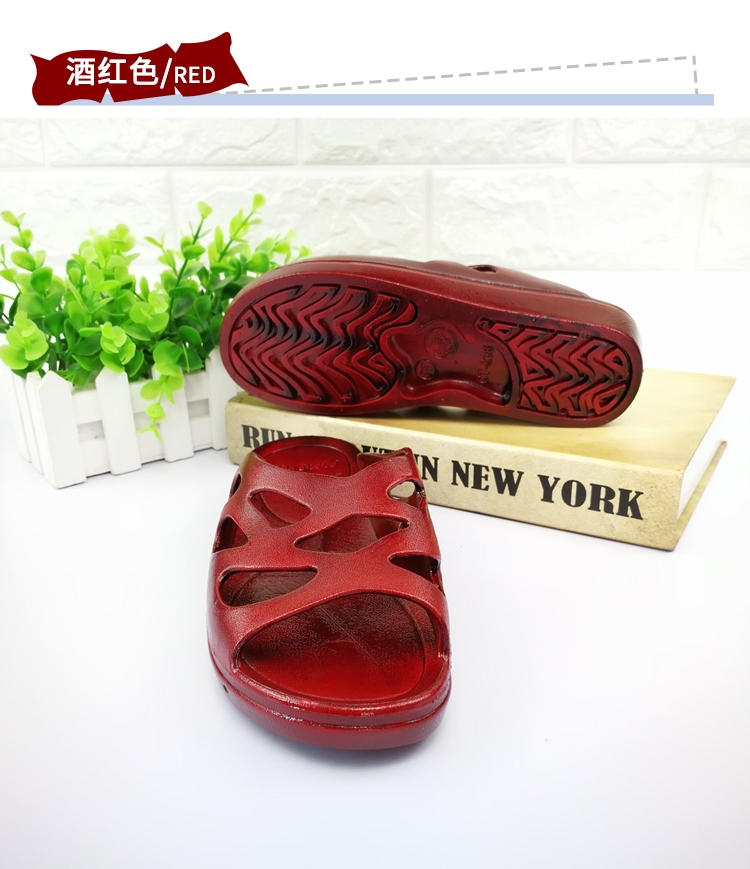 Trung và cũ tuổi không trượt dép của phụ nữ cho người già dép đặc biệt bền mềm dưới phẳng với bà già tắm nhanh chóng làm khô giày