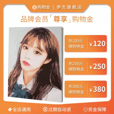 Yijie customized photo shopping gold recharge