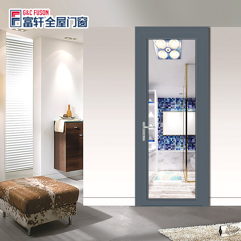 Fuxuan full house doors and windows Funes F7 broken bridge make-up room flat door open door indoor glass door aluminium magnesium alloy Golden Gate balcony