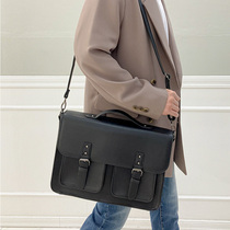 Korean COMMON PROJECTS Cambridge bag men and women JK uniform bag metal buckle strap shoulder crossbody