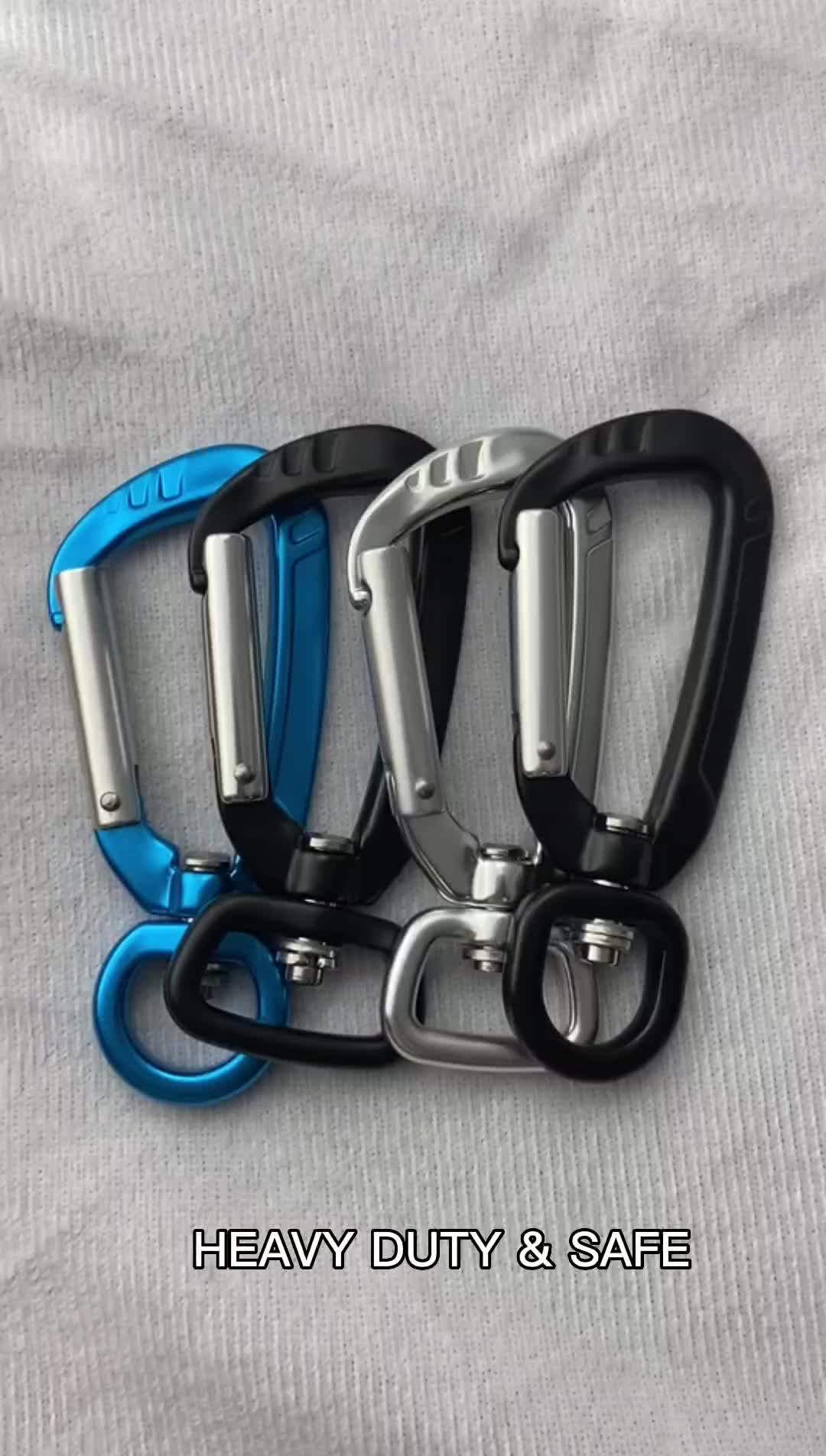 Best Retractable D Ring Carabiner Snap Hook With Swivel Dog Leash