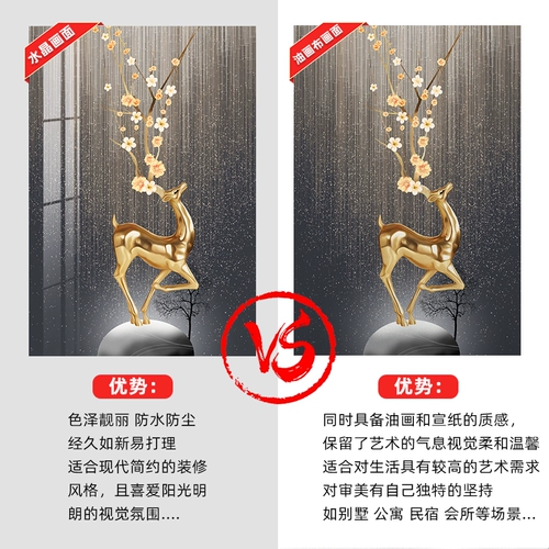 Entuan Performant Cersion Painting Modern Light Luxury Corridor Прохождение живописи рисовать версии популярная неубедительную гостиную фон стены