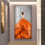 Постмодернистский персонаж, красота, украшение для входа, картина, светлая, роскошная вертикальная версия, гостиная, коридор, подвесная картина, фреска в скандинавском стиле для спальни