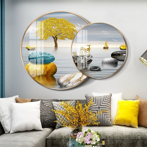 Гостиная декоративная живопись круглый настенный настенный настенный