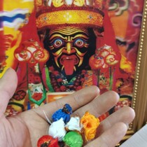 Tibet Zhaji Temple Caibao Maru Temple the Temple of Wealth please ask the Holy things for free Lhasa straight hair