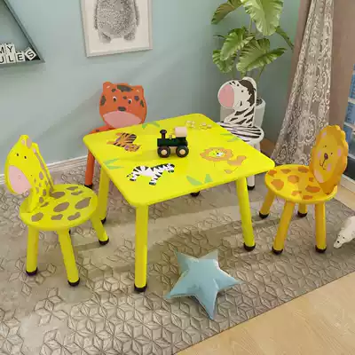 Pengfite children's table and chair set home toy table kindergarten table and chair baby table chair set game table