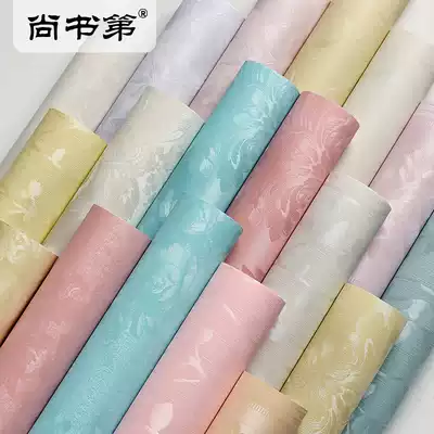 Waterproof thickened wallpaper self-adhesive bedroom warm and fresh European-style 3D three-dimensional room wallpaper dormitory wall sticker