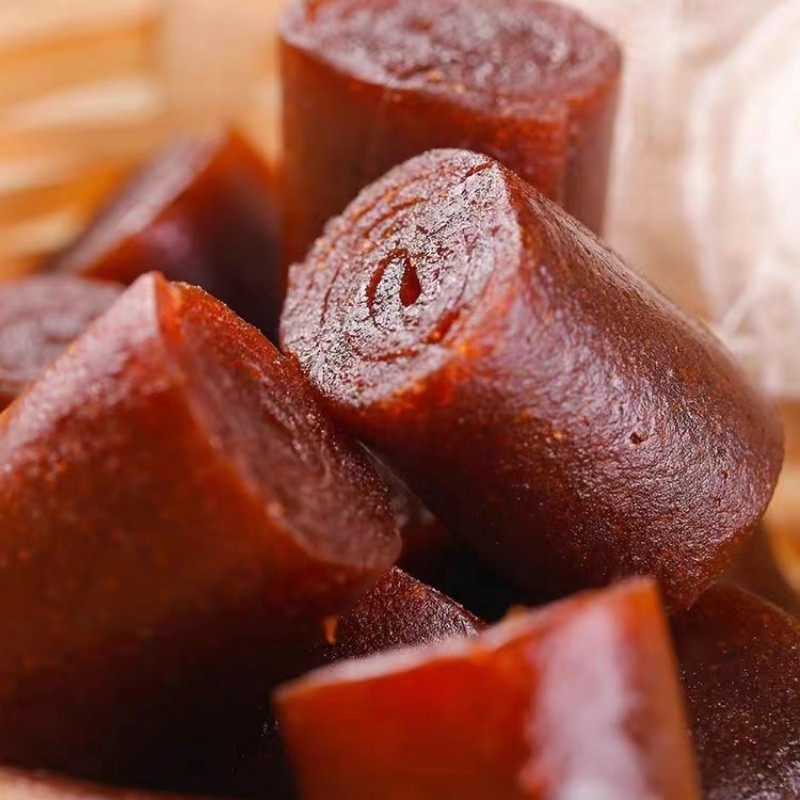 Various Hawthorn Products, 10 Mixed Types of Hawthorn Rolls in Bulk, Whole Box of New Year Snacks, Candied Fruits, Preserved Fruits, Fruit Peel Strips