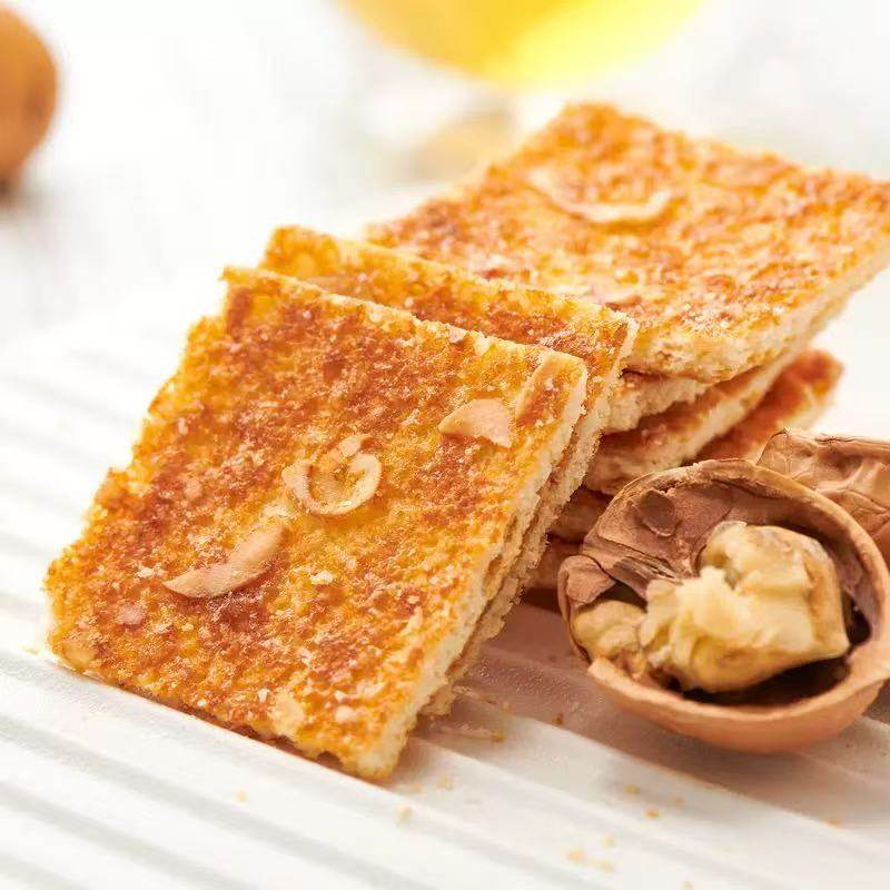 Crispy Nut Biscuits, Almond Biscuits, Whole Box Individually Packaged, Casual Snacks, Crispy and Delicious Snacks to Satisfy Cravings