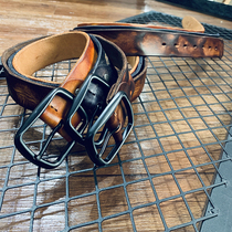 Retro models do not need to change cowhide belt A458 for many years