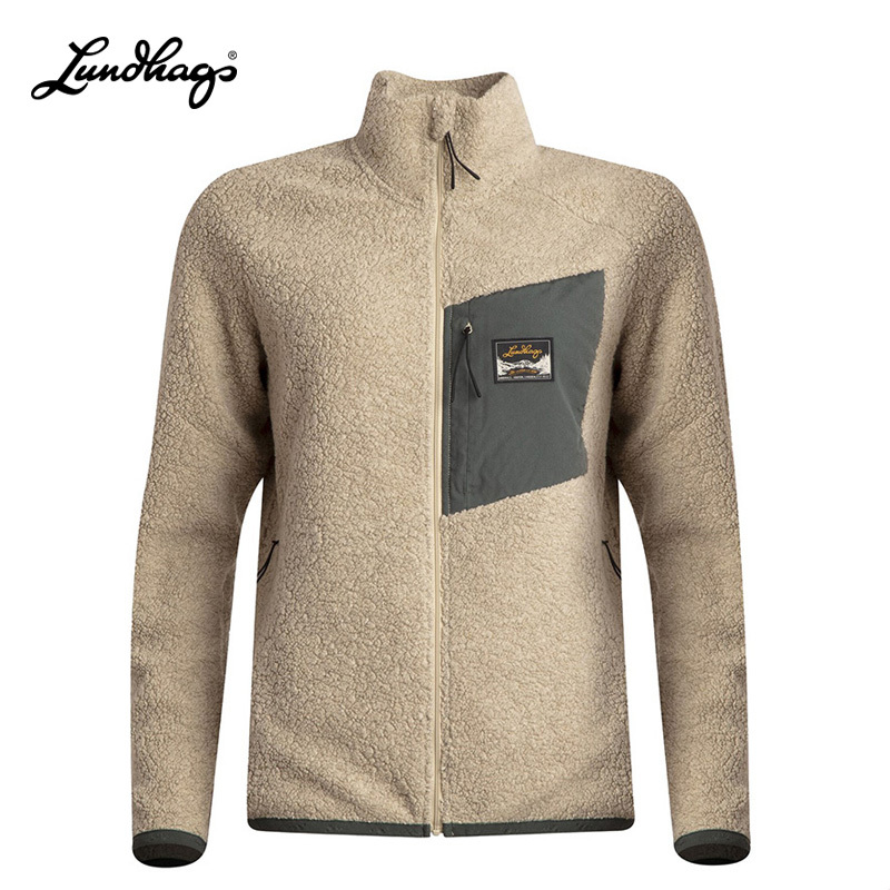 Lundhags Wool Fleece Warm Jacket Outdoor Women's Merino Wool Fleece Mountaineering Jacket