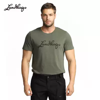 Lundhags Longha summer new outdoor pure cotton short-sleeved men and women with the same round neck casual T-shirt