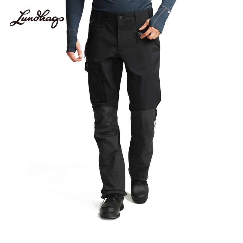Lundhags LongHa outdoor storm pants men's autumn and winter waterproof windproof breathable hiking cross-country hiking bottoms