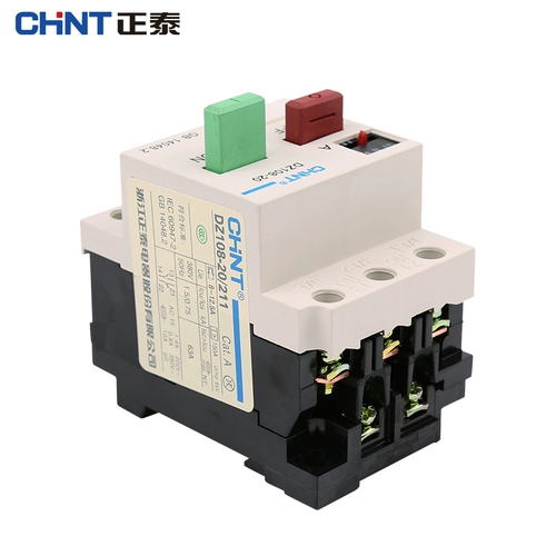 Zhengtai Air Switching Router 3P Трехфазный 380 В 16a 20a пластиковая оболочка DZ108-20 Протектор двигателя