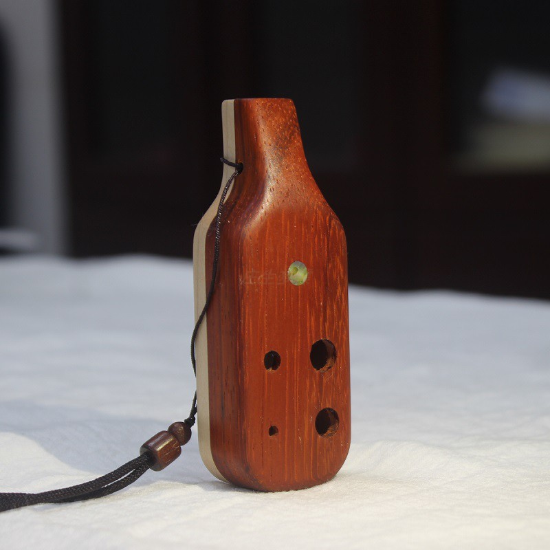 Zhuang Sheng Meng Butterfly Wood Ocarina 6 Hole Beginner Professional Wooden Wooden Portable Small Pocket Musical