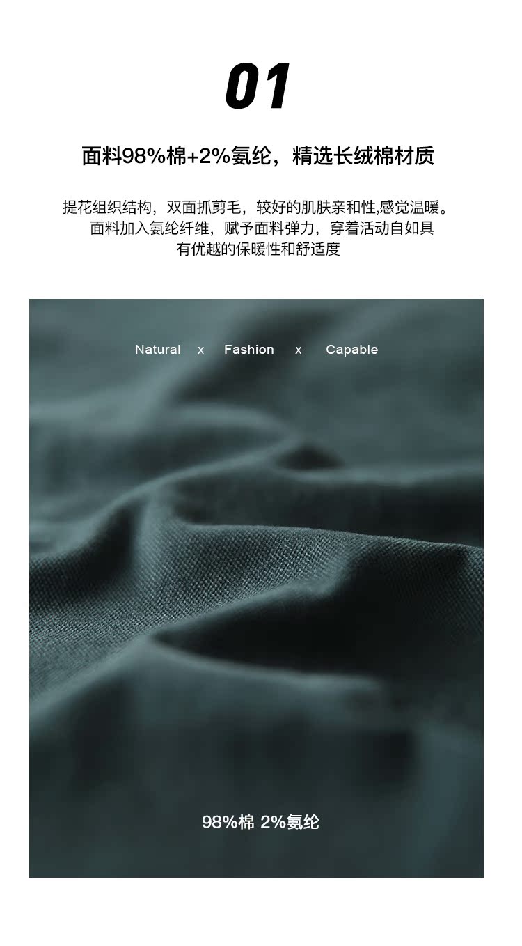 Mr. Cotton Men Winter Winter Đàn ông mới Đàn hồi Quần bó Quần dài Quần thun thun Eo Quần yếm quần bò nam