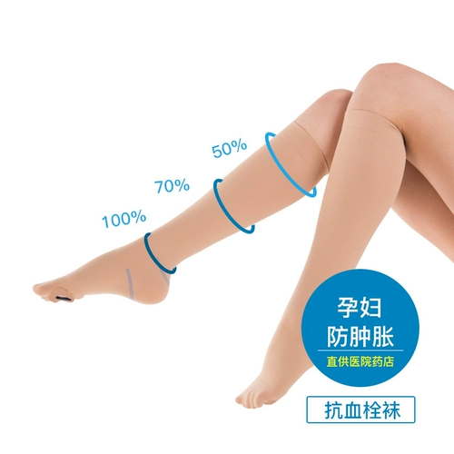 Paifit Медицинский антихромбоз градиент полоса давления в полосе первого класса с короткой трубкой Открытие кожи после операции против беременных.