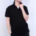 Mùa xuân và mùa hè mới thêm áo polo nam rộng lớn nam ngắn tay nam cộng với béo cộng với áo sơ mi POLO Polo rộng giản dị t shirt golf Polo