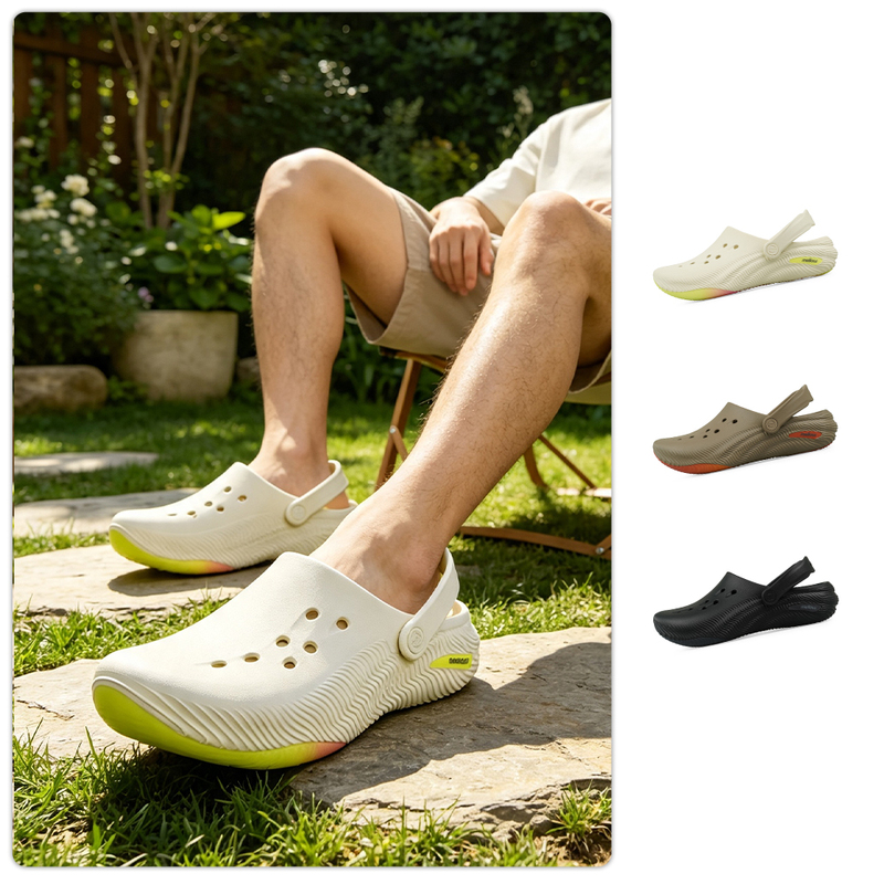 Crocs Summer New Unisex Clogs Bread Clog 2.0 Beach Shoes Sandals 214289