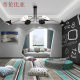 Swinging Arm Tentacle Chandelier for Living Room, Spider Lamp, French Retro Industrial Style, Creative Vintage Ceiling Lamp for Bedroom