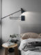 Vintage Villa Designer Long-Arm Wall Lamp Bedroom 2026 New Model Dining Table High-End Swing Arm Style Wall Lamp Living Room Lamp