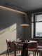 Long pole rotating and shiftable villa telescopic swing arm chandelier designer minimalist retro fishing Italian restaurant chandelier