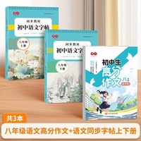 [3 книги] 8 класс (китайская композиция с высокой оценкой + китайская синхронная книга копии Том 1 и 2)