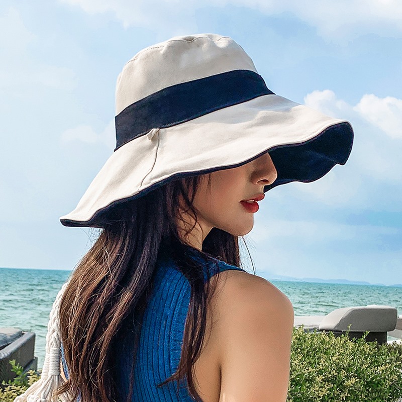 2022 New Japan-style hood Child Visor Windproof Lace fishing cap sunscreen Anti UV Large along the pelvic cap